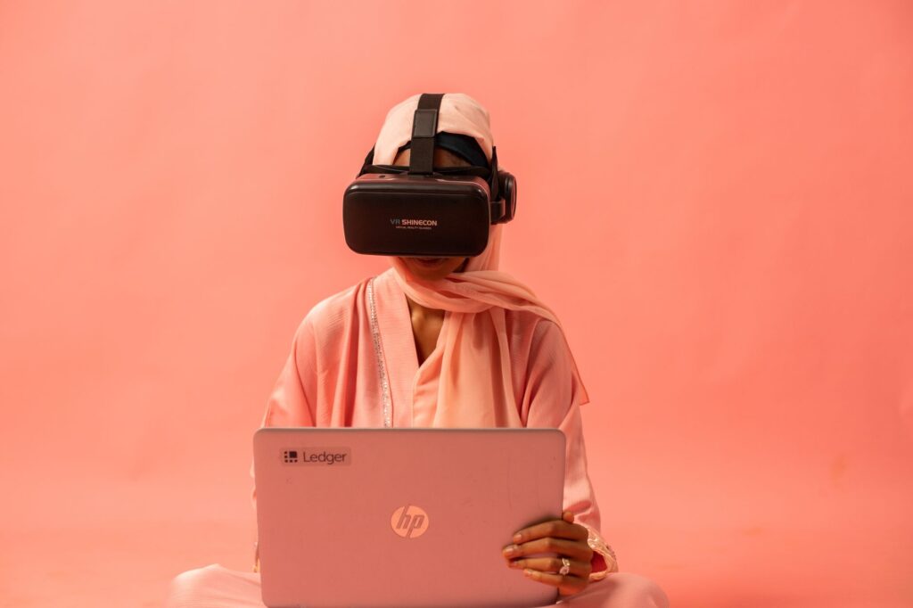 Casque de réalité augmentée utilisé en formation
